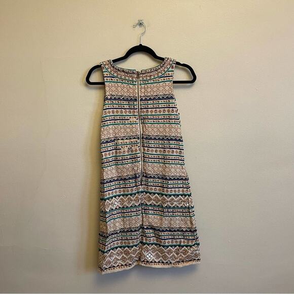 Lucky Brand S bohemian sequin mini dress heavyweight - Picture 5 of 8